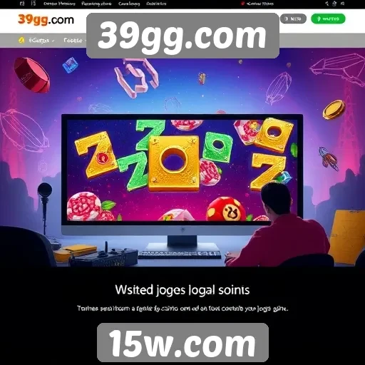 Experiência do usuário no site de jogos 39gg.com